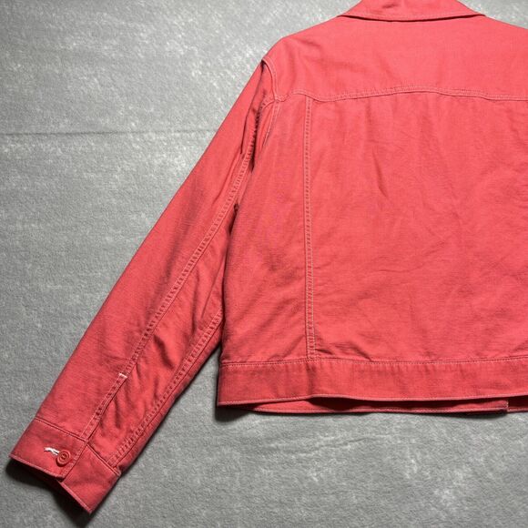 Eddie Bauer Coral Lightweight Button Down Jacket  Linen Blended Size:  X-Large - Picture 7 of 12